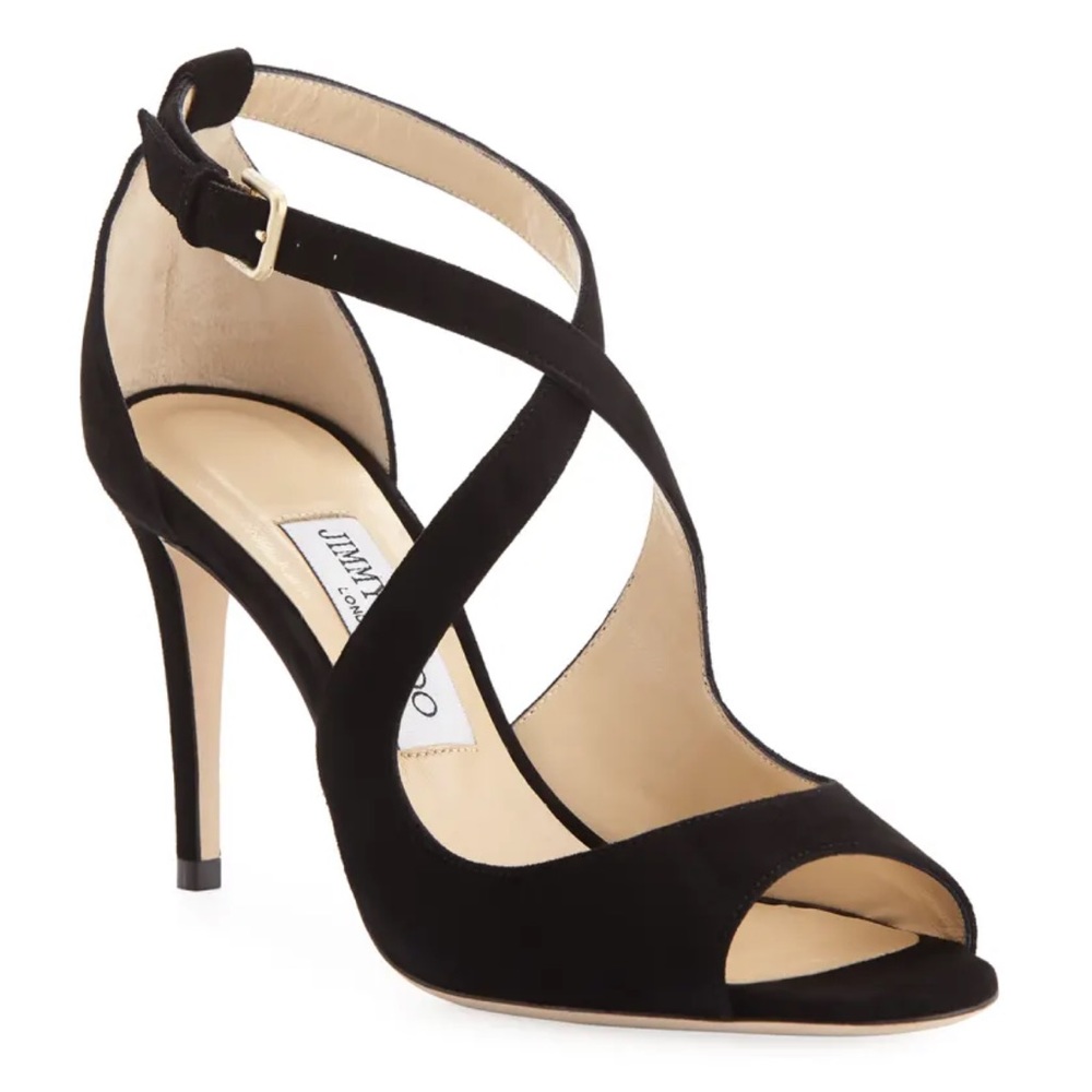 Like New Jimmy Choo Emily black heel 7.5